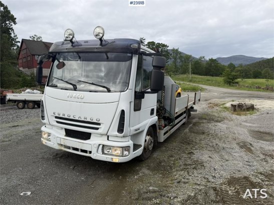 Iveco 75E18 crane truck with Hiab 055XS D3 crane for sal 75E18 crane truck with Hiab 055XS D3 crane for sal 2008 2 Crane t...