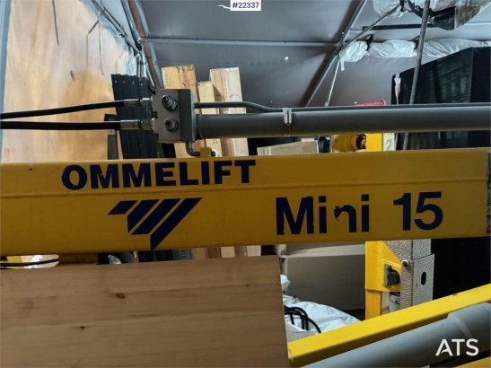 Omme Mini 15EXJ boom lift Omme Mini 15EXJ boom lift 2016 2